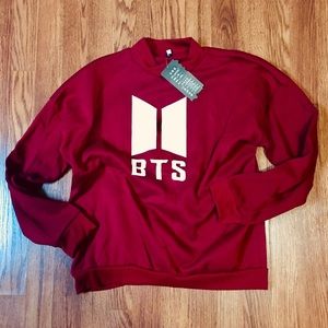 NWT Kpop BTS Sweatshirt Pullover Harajuku Cute Top